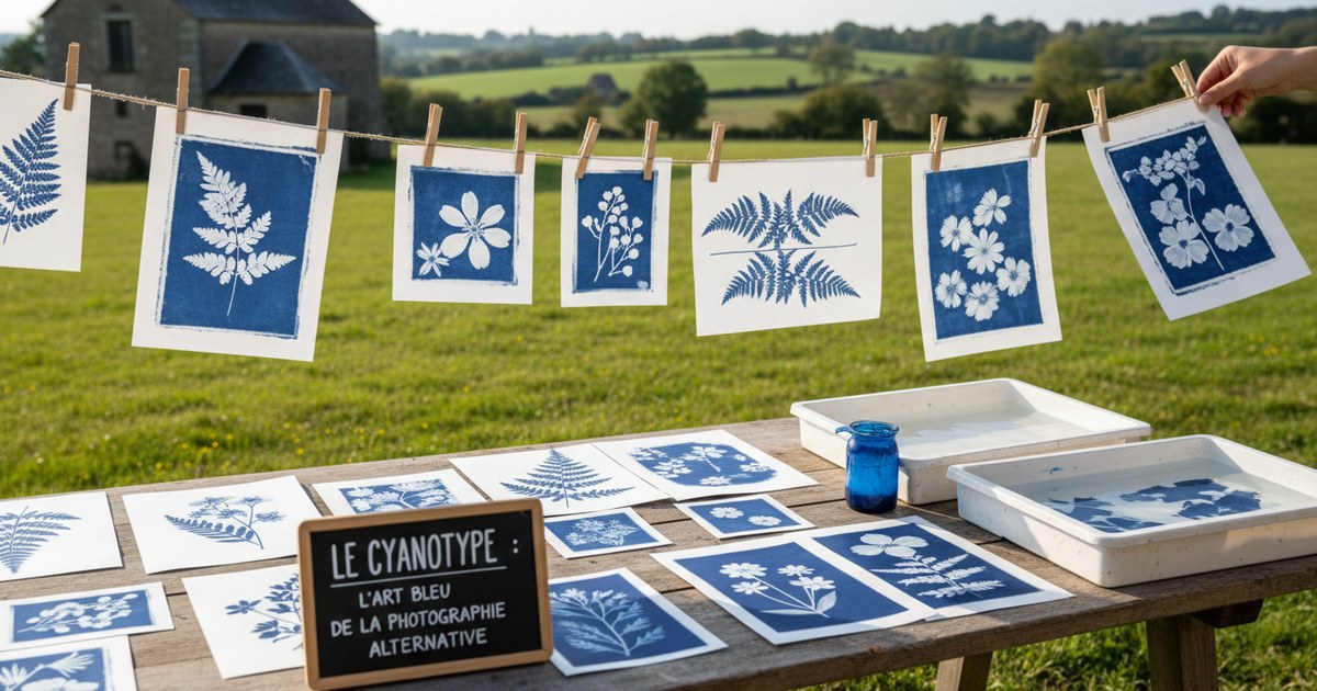 Le cyanotype : l’art bleu de la photographie alternative