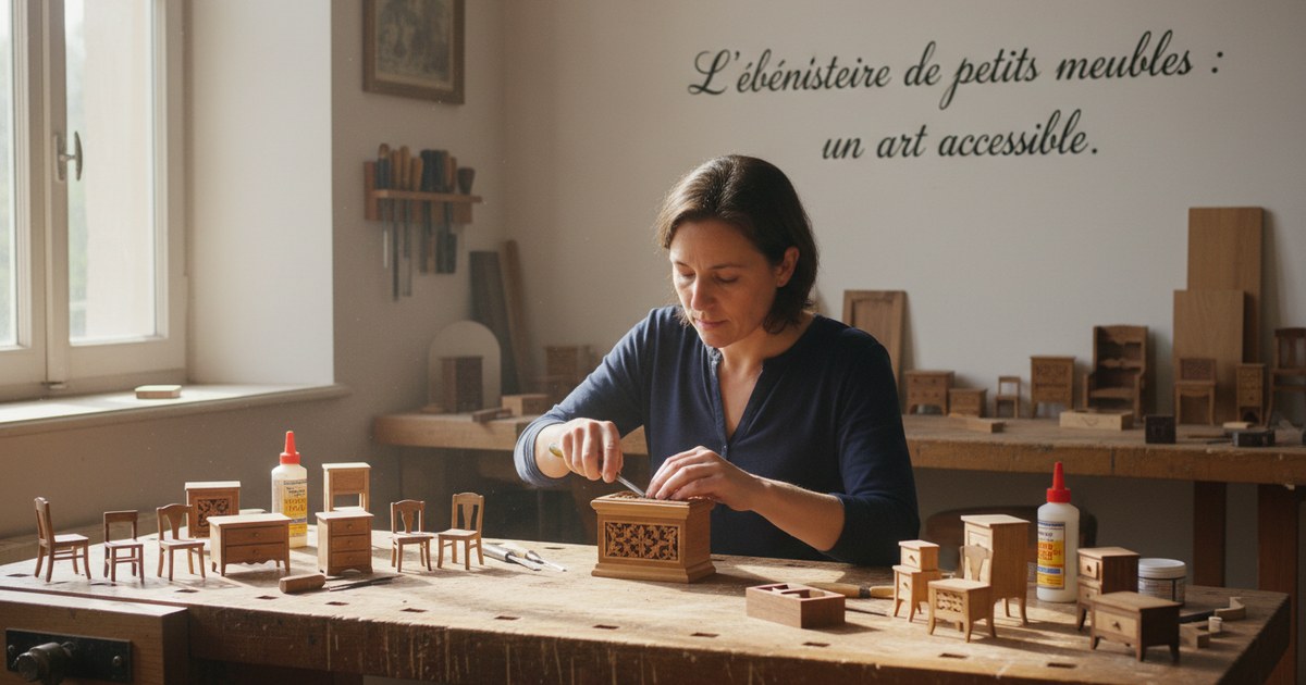 L’ébénisterie de petits meubles : un art accessible
