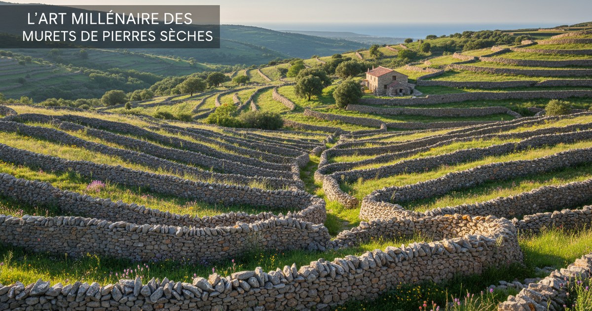 L’art millénaire des murets de pierres sèches