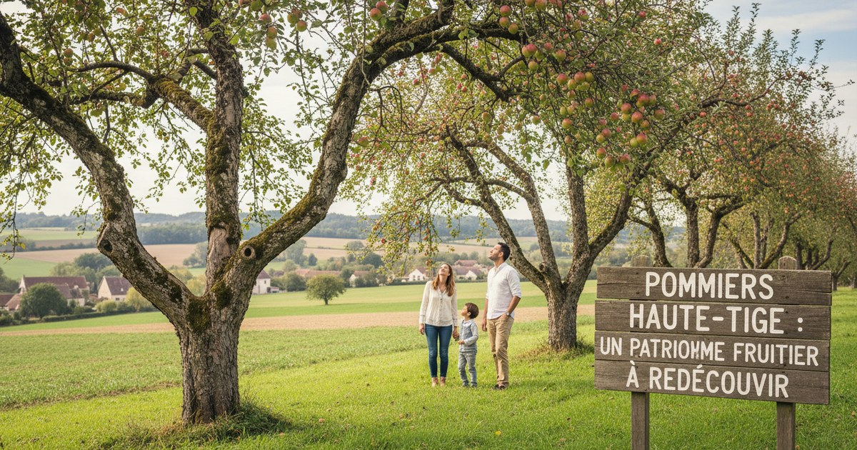 Les pommiers haute-tige : un patrimoine fruitier à redécouvrir
