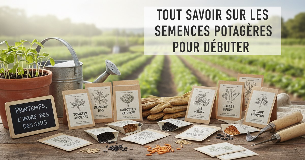 Tout savoir sur les semences potagères pour débuter