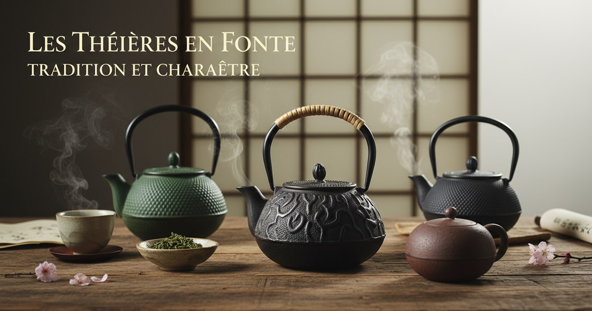 Les théières en fonte : tradition et caractère
