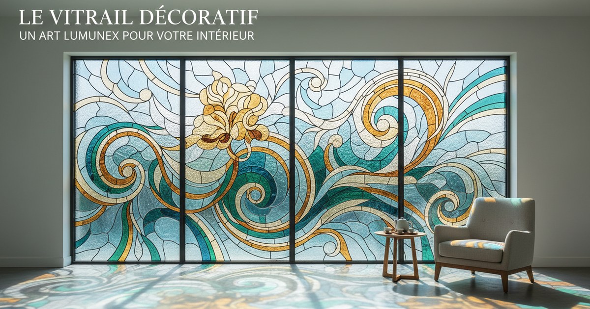 Le vitrail décoratif, un art lumineux pour votre intérieur